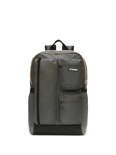 K-way Logo-patch Backpack In Green