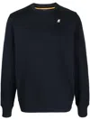 K-way K Way Medina Cotton Blend Crewneck Sweatshirt In Animal Print