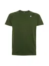 K-way T-shirt  Men Color Black 1 In Green Cypress