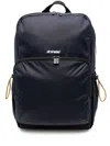 K-way Logo-patch Drawstring Backpack In Blue