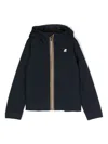 K-way P. Le Vrai 3.0 Claude Hooded Jacket In Blue