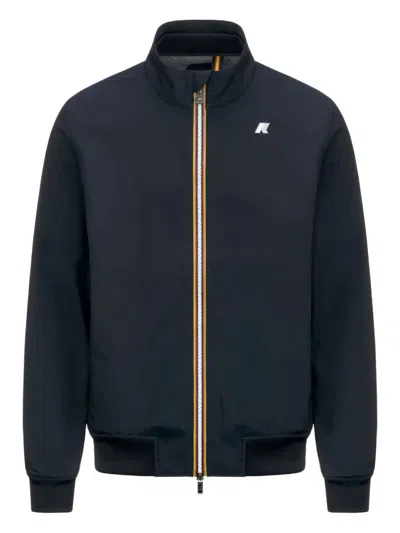 K-WAY LOGO-PATCH JACKET