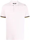 K-way Short-sleeved Polo Shirt In Pink