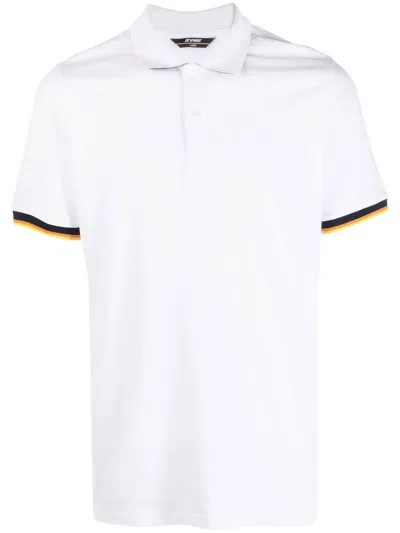 K-WAY LOGO-PATCH POLO SHIRT
