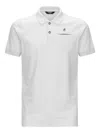 K-way Logo-patch Polo Shirt In White