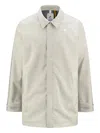 K-way Logo-patch Raincoat In Neutral