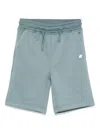 K-way Logo-patch Shorts In 绿色