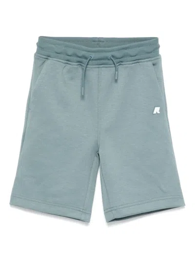 K-way Logo-patch Shorts In 绿色
