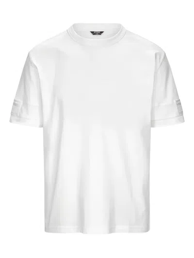 K-way Logo-patch T-shirt In White