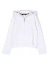 K-way Logo-patch Zip-up Hoodie In White