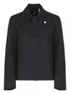 K-way Black Arabel Strech Jacket In Blue