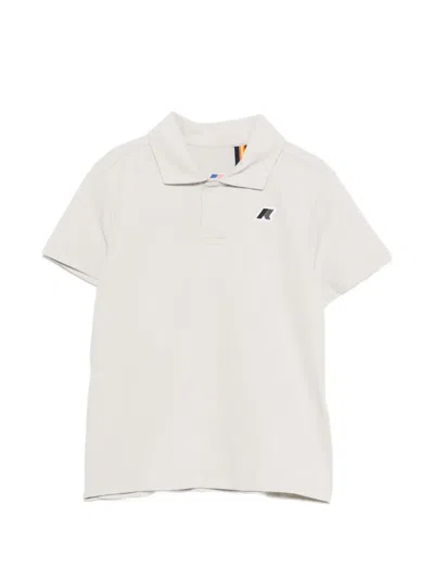 K-way Kids' Logo Polo Shirt In Multi