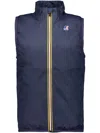K-way Le Vrai 4.0 Rouland Warm Water Repellent Vest In Blue