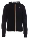 K-way Logo-print Hooded Jacket In Black