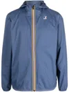 K-way Logo-print Hooded Jacket In Blue