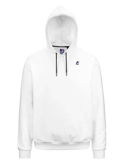 K-way Logo-print Hoodie In White
