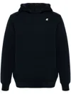 K-way Logo-print Jersey Hoodie In Blue