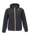 K-way K Way Le Vrai Claude 3.0 Warm Black Waterproof Jacket In Black