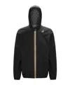 K-way Veste Coupe-vent Le Vrai 3.0 Claude En Nylon In Black