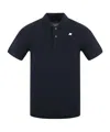 K-way Logo Short-sleeved Polo Shirt In Blue