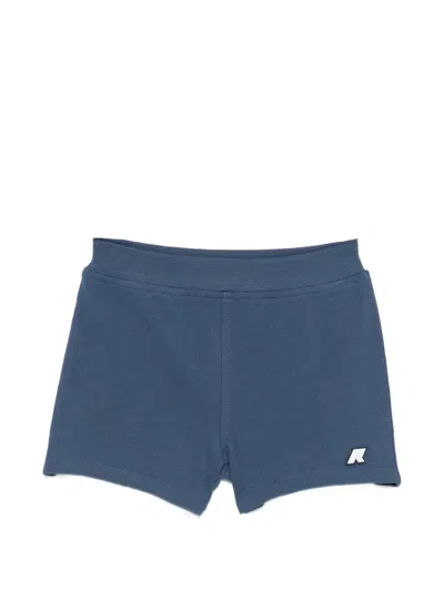 K-way Babies' Logo Shorts In Blue