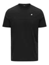 K-way Logo T-shirt In Black
