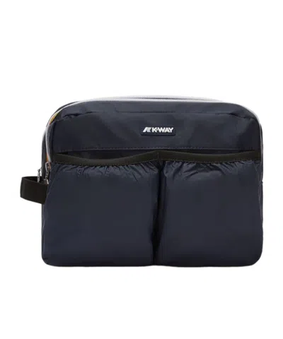 K-way Logo Travel Bag In Black