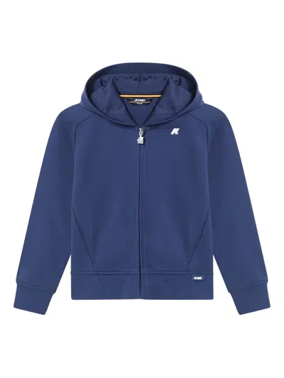 K-WAY LOGO拉链连帽衫