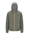 K-way Hooded Zip-front Jacket