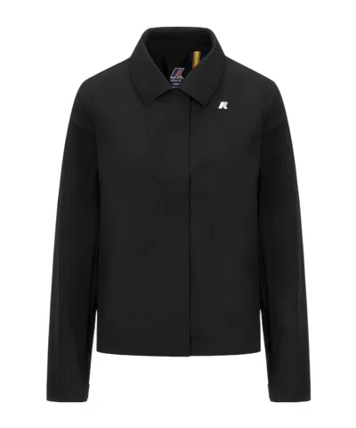 K-WAY LOGO ZIP-UP JACKET