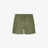 K-way Loiret Striped Drawstring Swimming Trunks In Green