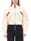 K-way "loncrop" Jacket In Beige