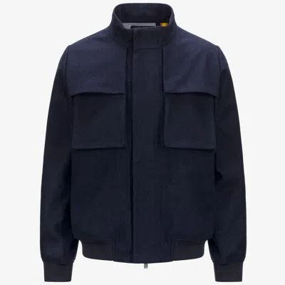 K-way Londel Melange Wool 2l In Blue