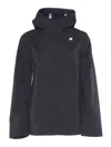K-way Dorel Bonded Padded - Hooded Jacket In Black
