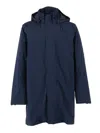 K-way Thomal Bonded Padded Down Jacket In Blue