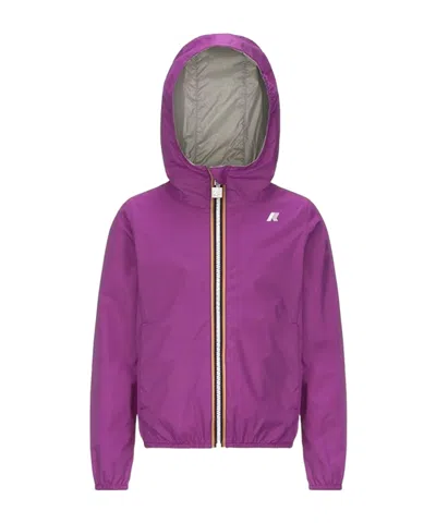 K-way Long Sleeve Casual Jacket In Purple