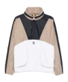 K-way Colour-block Jacket In White