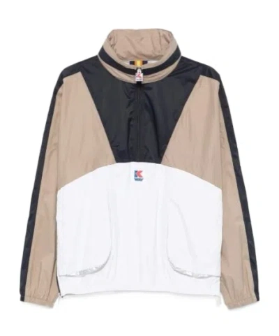 K-way Long Sleeve Casual Jacket In White