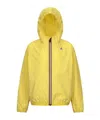 K-way Long Sleeve Hooded Jacket In Yellow