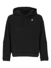 K-way Long-sleeve Hooded Sweaters In Black