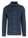 K-way Camicia Timothee Pique Blu In Blue