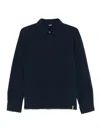 K-way Long-sleeve Polo Shirt In Blue