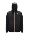 K-way Long-sleeved Casual Jacket In Black