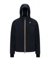 K-way Long-sleeved Casual Jacket In Black