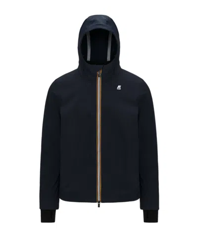 K-way Long-sleeved Casual Jacket In Black