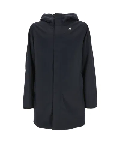 K-way Long-sleeved Casual Jacket In Black
