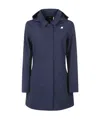 K-way Long-sleeved Casual Jacket In Blue