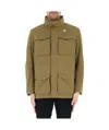 K-way Manphy Stretch Nylon Jersey In Brown