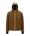 K-way Long-sleeved Casual Jacket In Brown
