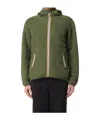 K-way Long-sleeved Casual Jacket In Green